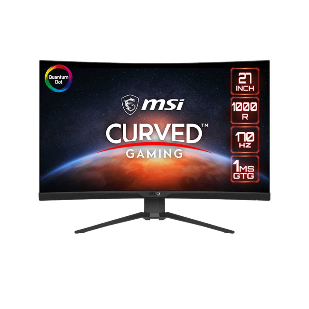 MSI MAG 275CQRF-QD 27″ Curved QHD 170 Hz Gaming Monitor